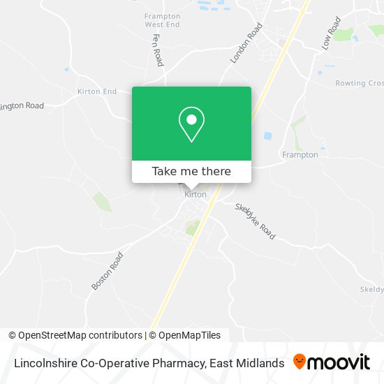 Lincolnshire Co-Operative Pharmacy map