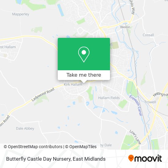 Butterfly Castle Day Nursery map