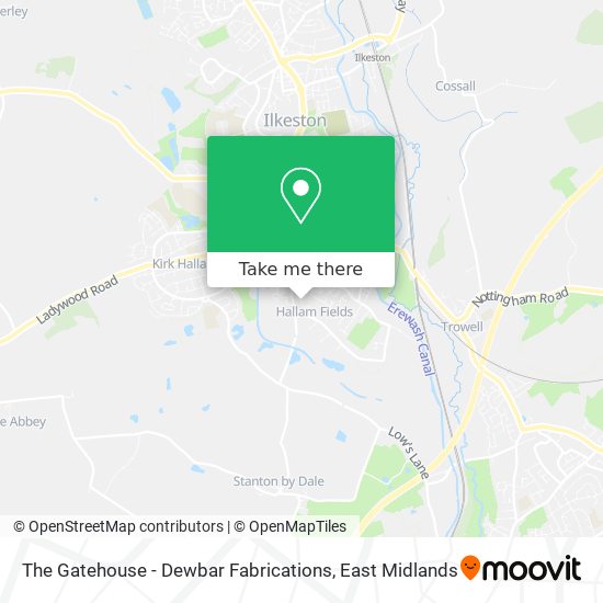 The Gatehouse - Dewbar Fabrications map