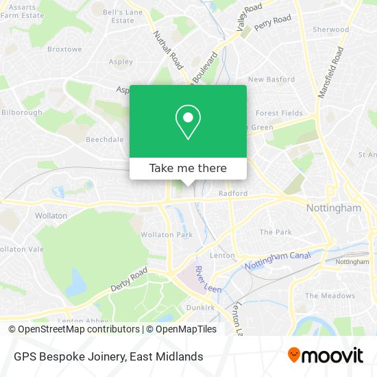 GPS Bespoke Joinery map