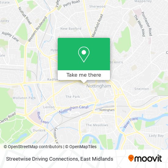 Streetwise Driving Connections map