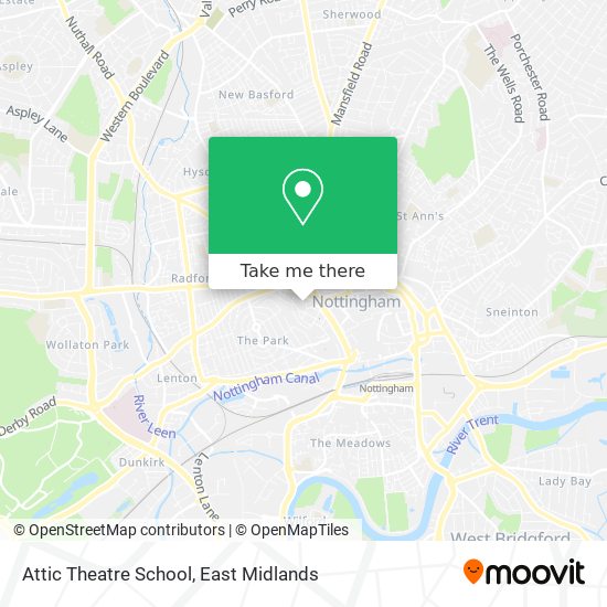 Attic Theatre School map