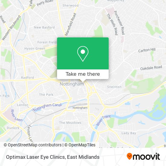 Optimax Laser Eye Clinics map