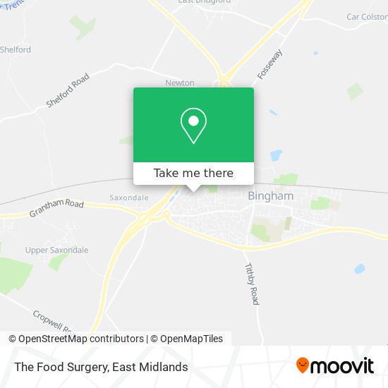 The Food Surgery map