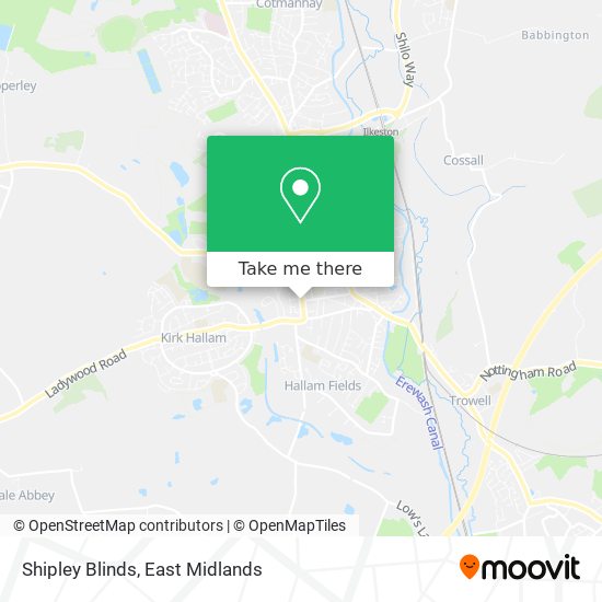 Shipley Blinds map