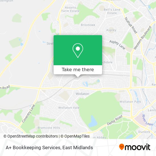 A+ Bookkeeping Services map