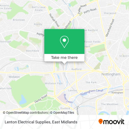 Lenton Electrical Supplies map