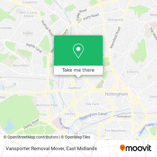 Vansporter Removal Mover map