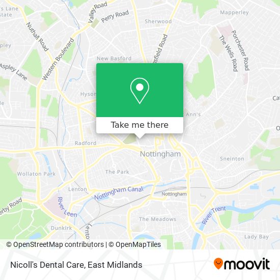 Nicoll's Dental Care map