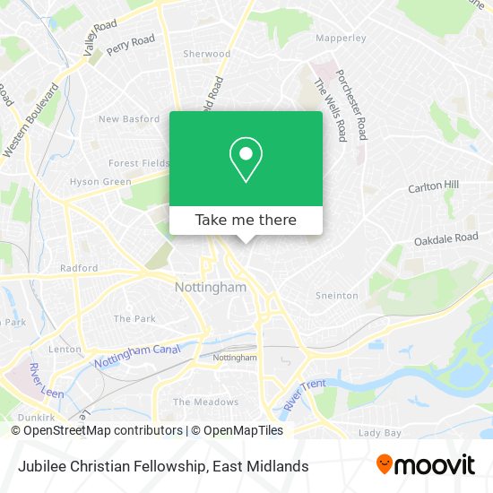 Jubilee Christian Fellowship map