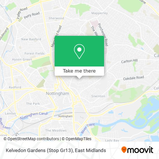 Kelvedon Gardens (Stop Gr13) map