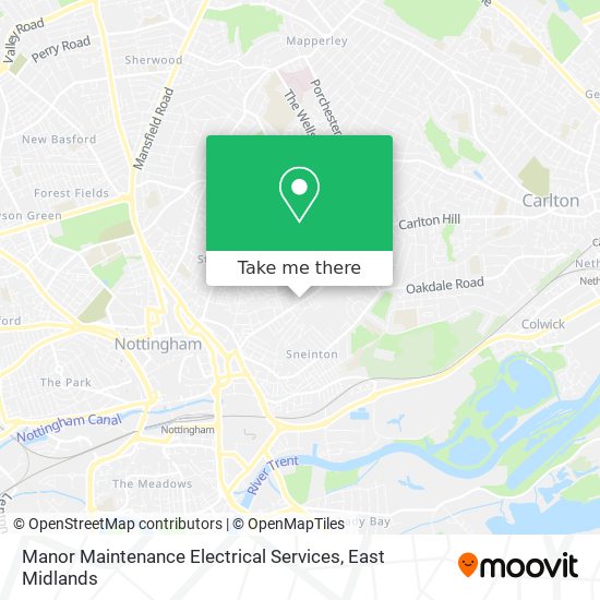 Manor Maintenance Electrical Services map