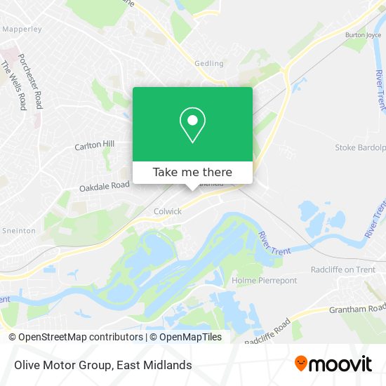 Olive Motor Group map