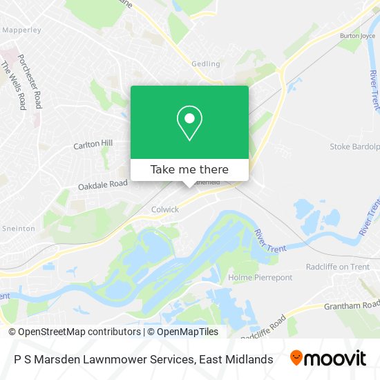 P S Marsden Lawnmower Services map