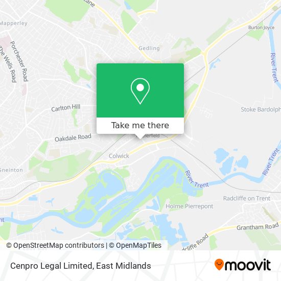 Cenpro Legal Limited map