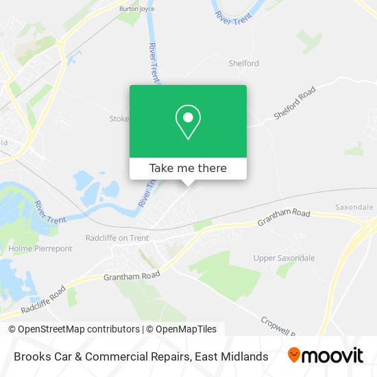 Brooks Car & Commercial Repairs map