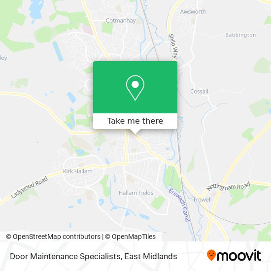 Door Maintenance Specialists map