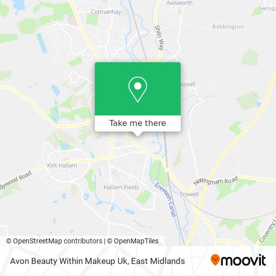 Avon Beauty Within Makeup Uk map