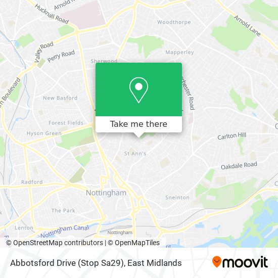 Abbotsford Drive (Stop Sa29) map