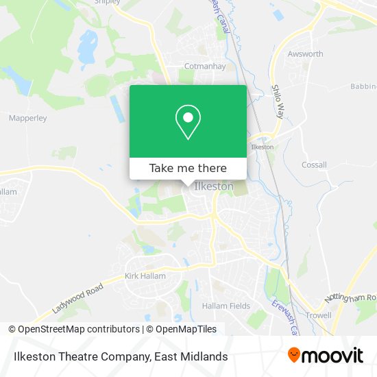 Ilkeston Theatre Company map