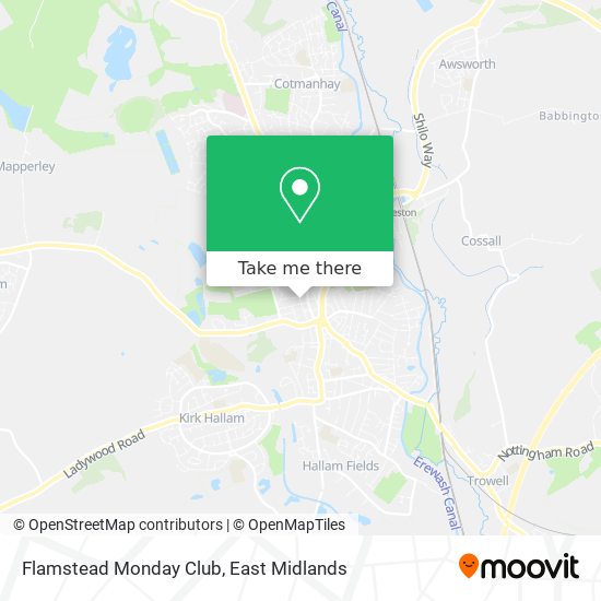 Flamstead Monday Club map