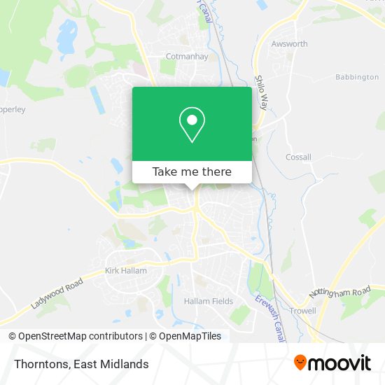 Thorntons map