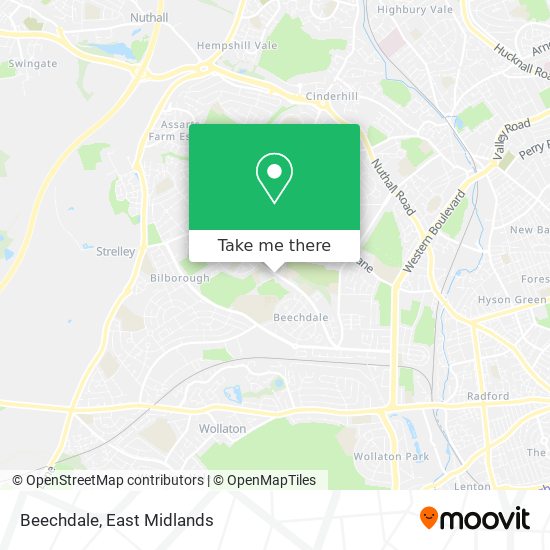 Beechdale map