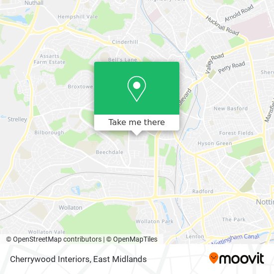 Cherrywood Interiors map