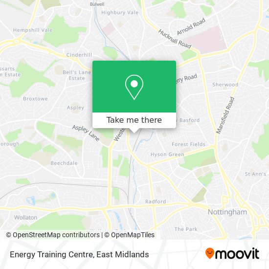 Energy Training Centre map