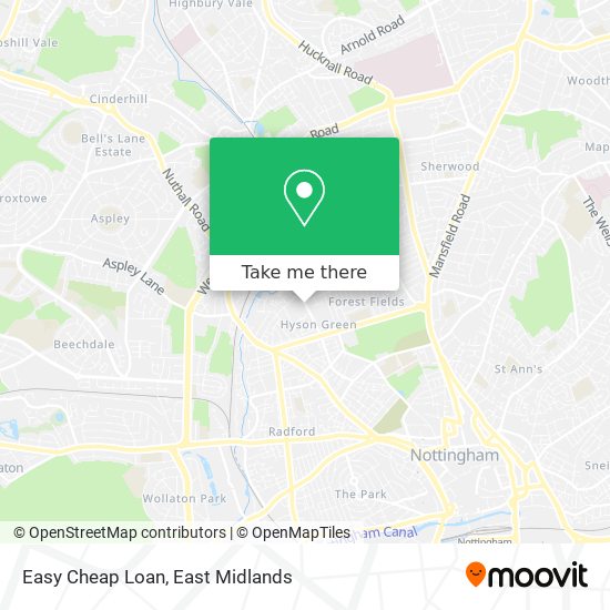 Easy Cheap Loan map