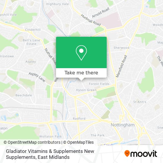 Gladiator Vitamins & Supplements New Supplements map