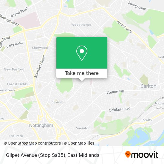 Gilpet Avenue (Stop Sa35) map