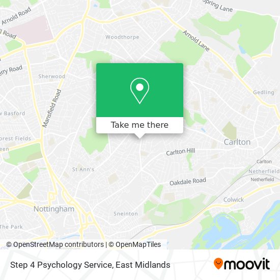 Step 4 Psychology Service map