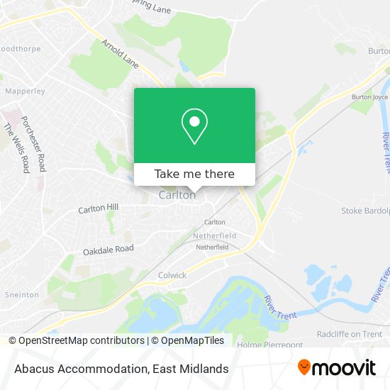 Abacus Accommodation map