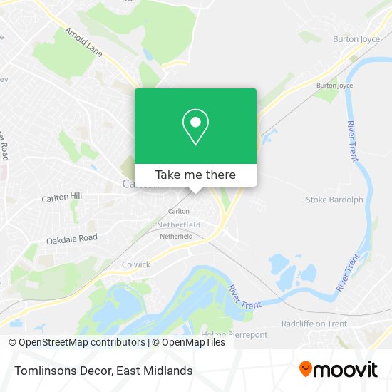 Tomlinsons Decor map