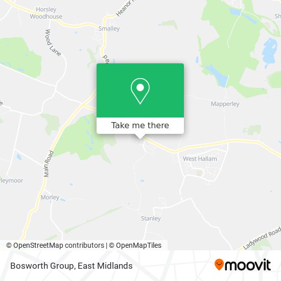 Bosworth Group map