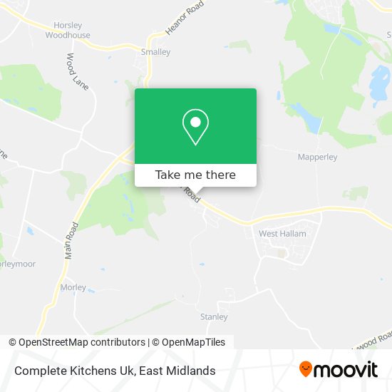 Complete Kitchens Uk map