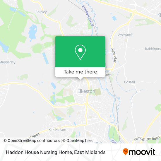 Haddon House Nursing Home map