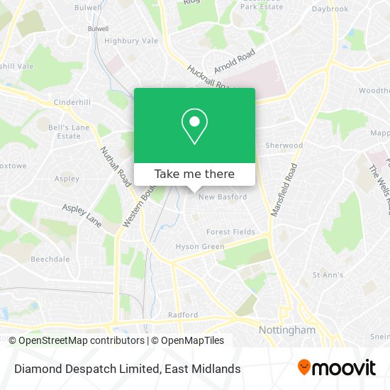 Diamond Despatch Limited map