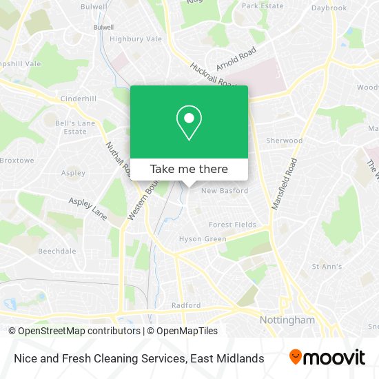 Nice and Fresh Cleaning Services map