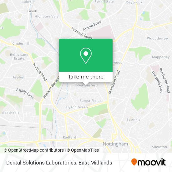 Dental Solutions Laboratories map