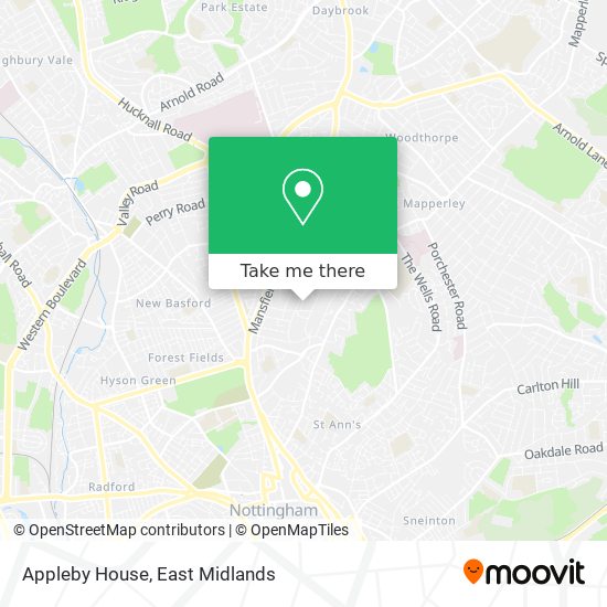 Appleby House map