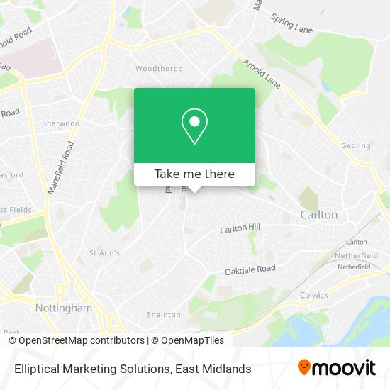 Elliptical Marketing Solutions map