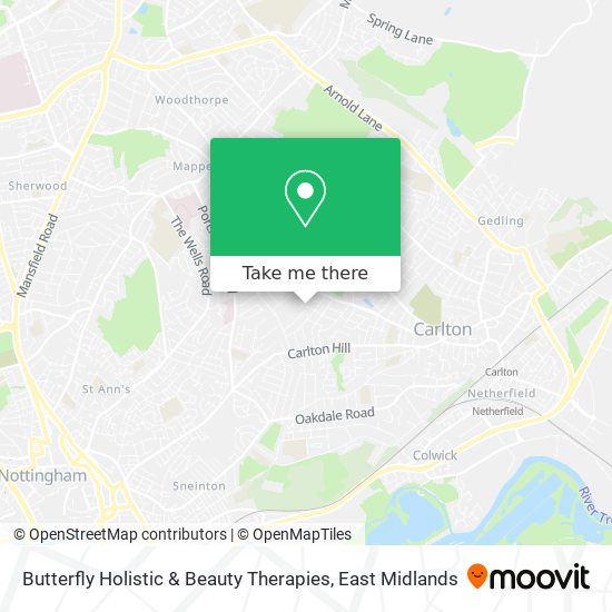 Butterfly Holistic & Beauty Therapies map