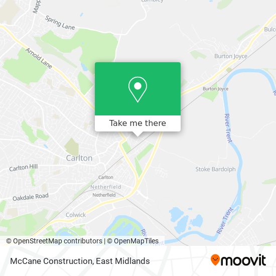 McCane Construction map