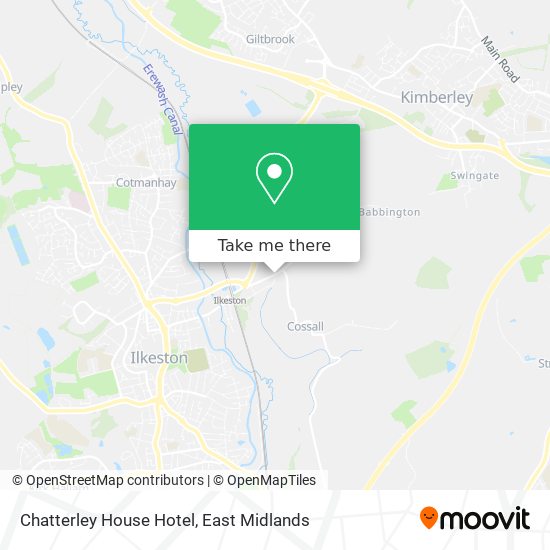 Chatterley House Hotel map