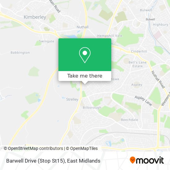 Barwell Drive (Stop St15) map