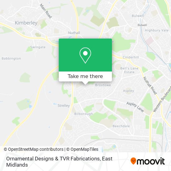 Ornamental Designs & TVR Fabrications map