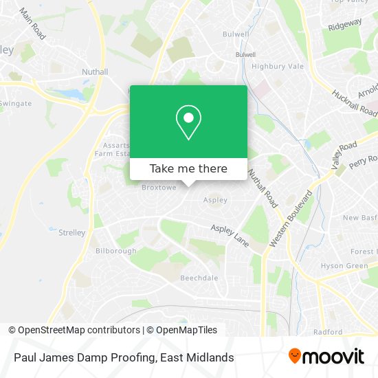 Paul James Damp Proofing map