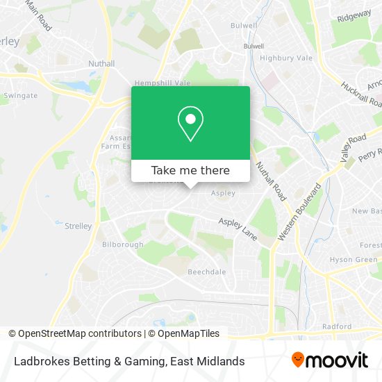 Ladbrokes Betting & Gaming map